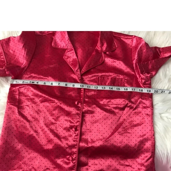 Adorable pink polka dot pj top - Picture 8 of 8